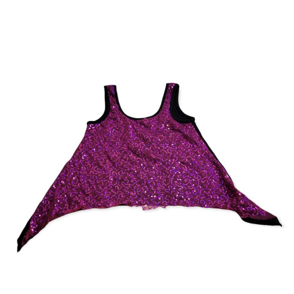 Sequin tank top XS